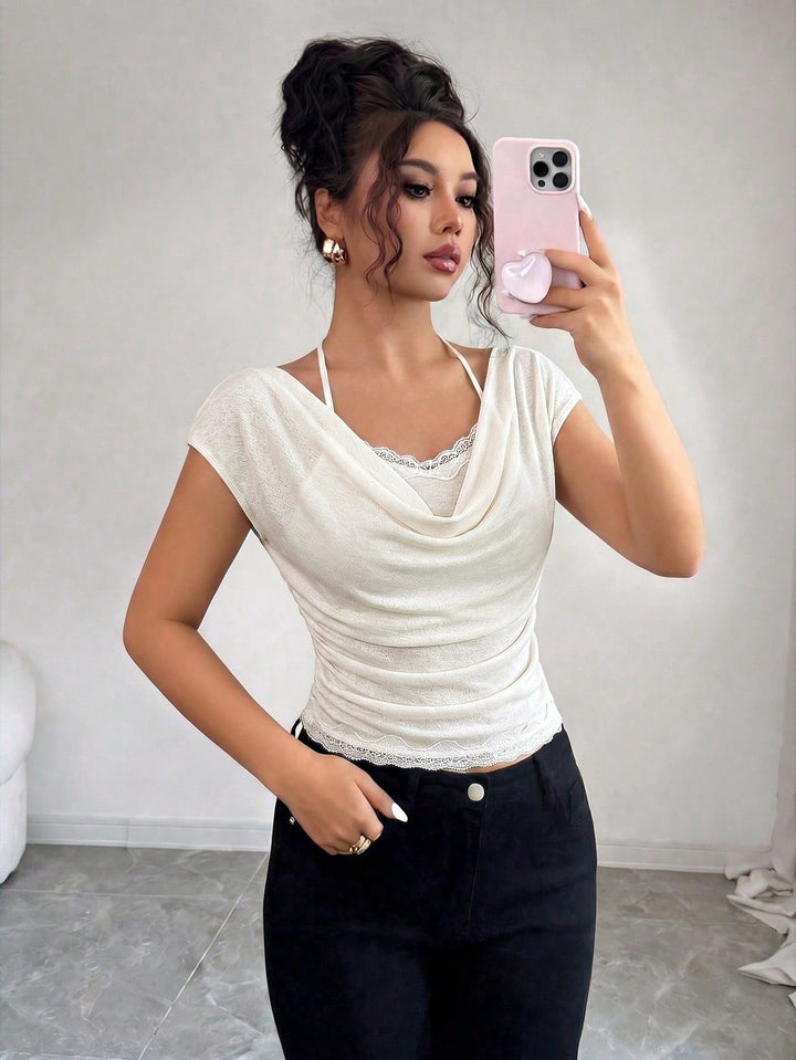 Tricou SHEIN, portocaliu