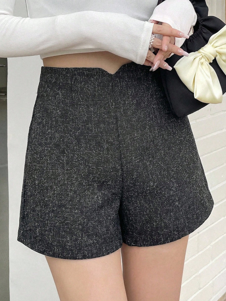 Pantaloni scurți SHEIN, negru