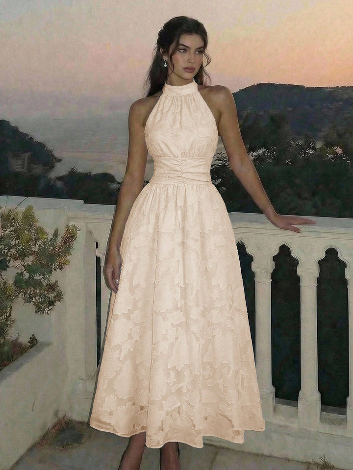 Rochie midi SHEIN, bej