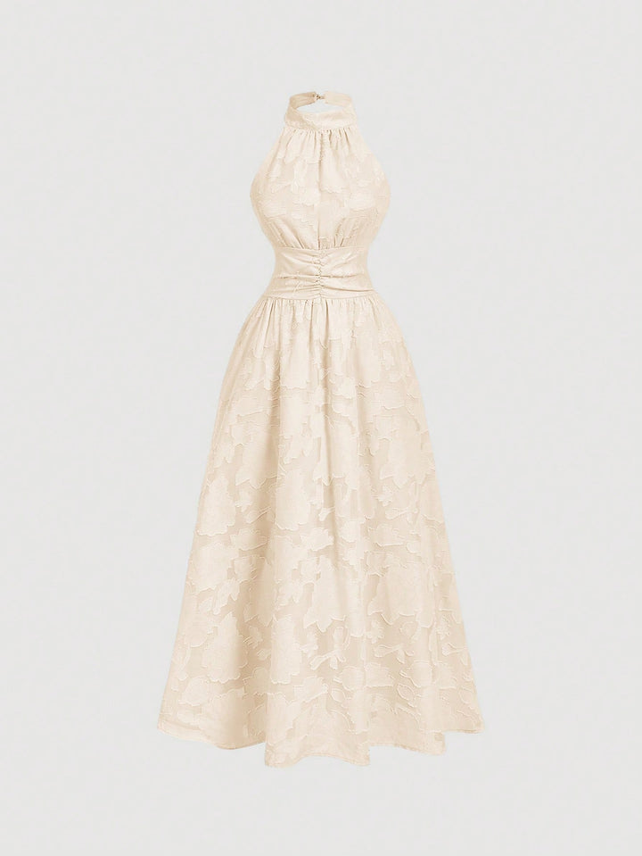 Rochie midi SHEIN, bej