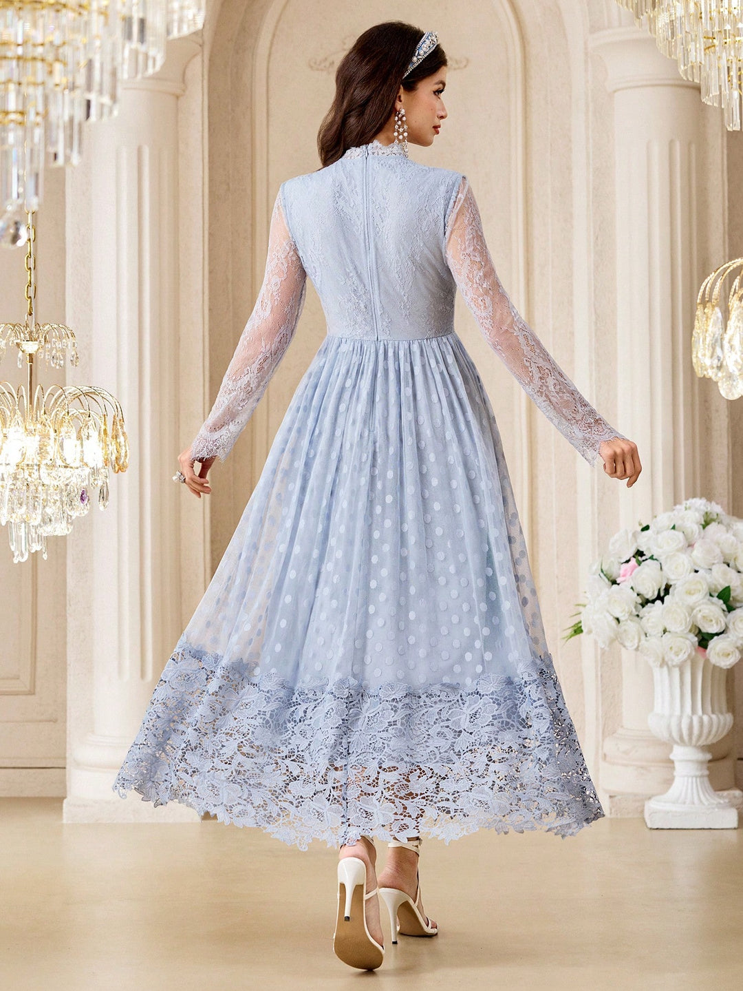 Rochie maxi SHEIN, albastru