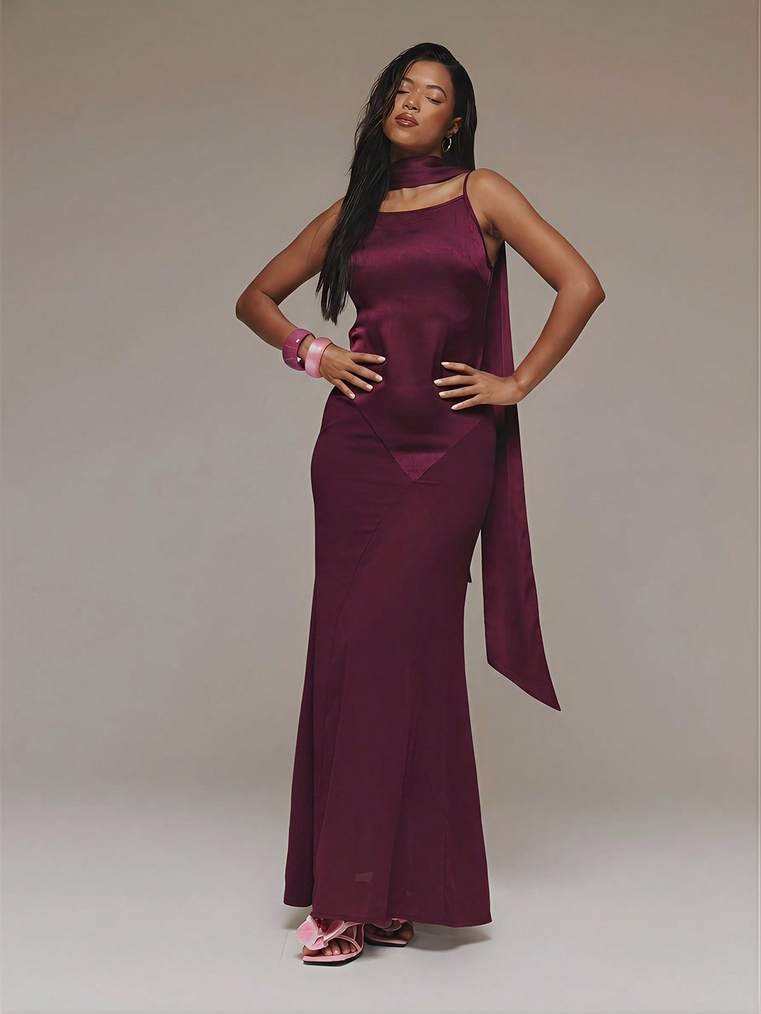 Rochie maxi SHEIN, mov