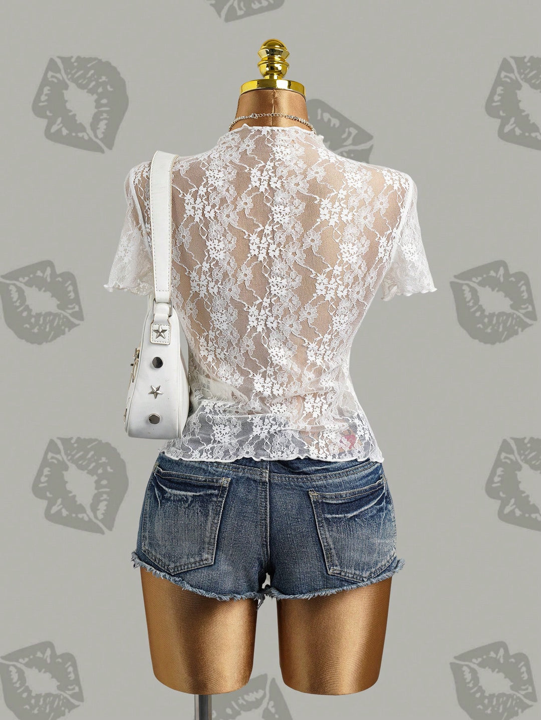 Top SHEIN, alb
