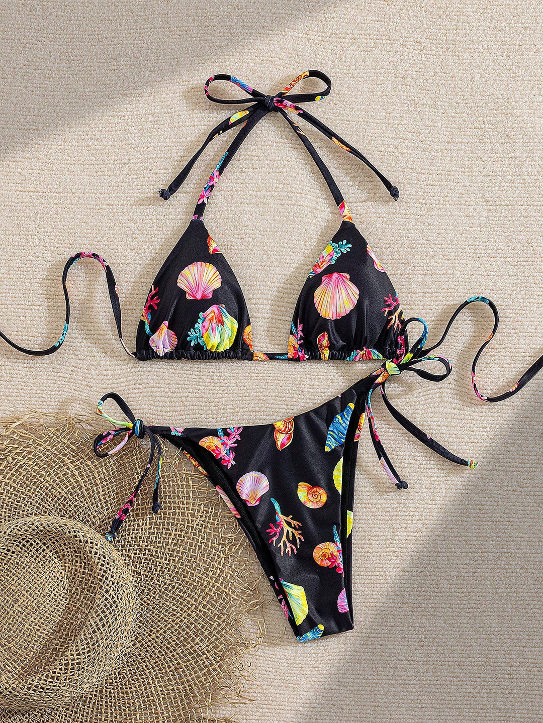 Set bikini SHEIN, mix culori