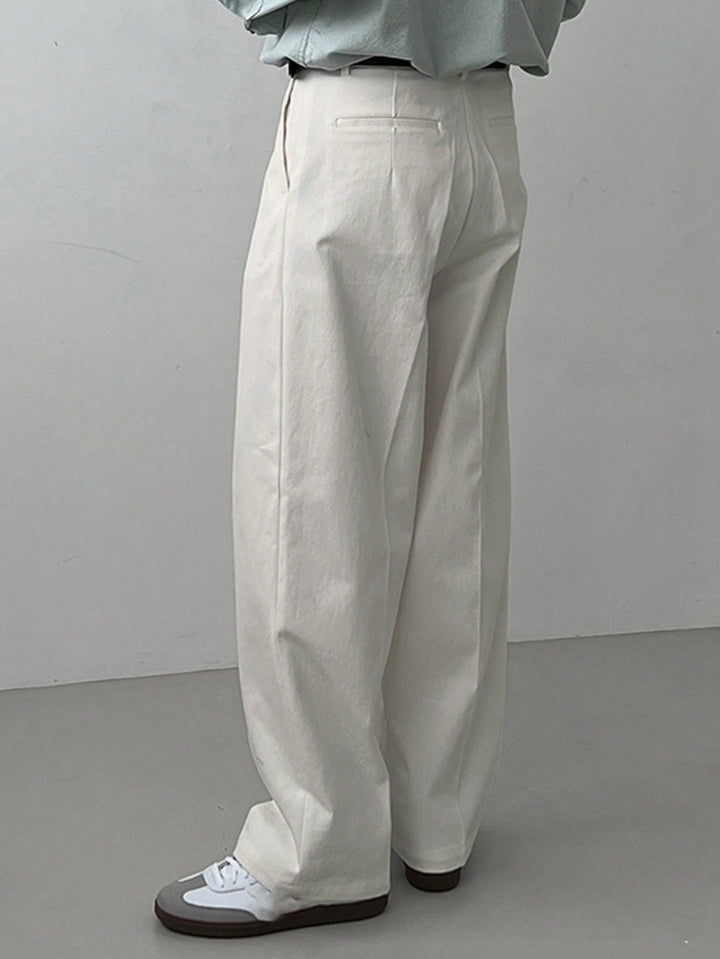 Pantalon SHEIN, alb