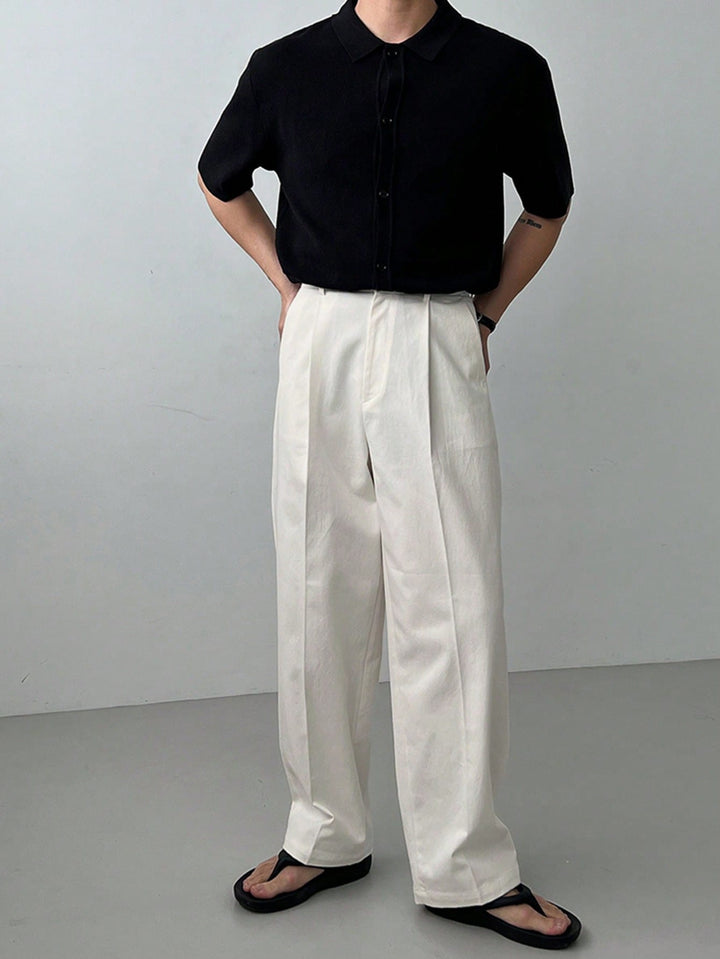 Pantalon SHEIN, alb