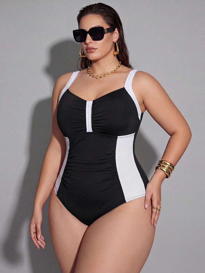 Costum de baie întreg SHEIN, mix culori
