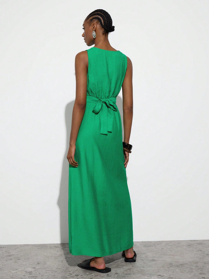 Rochie maxi SHEIN, verde