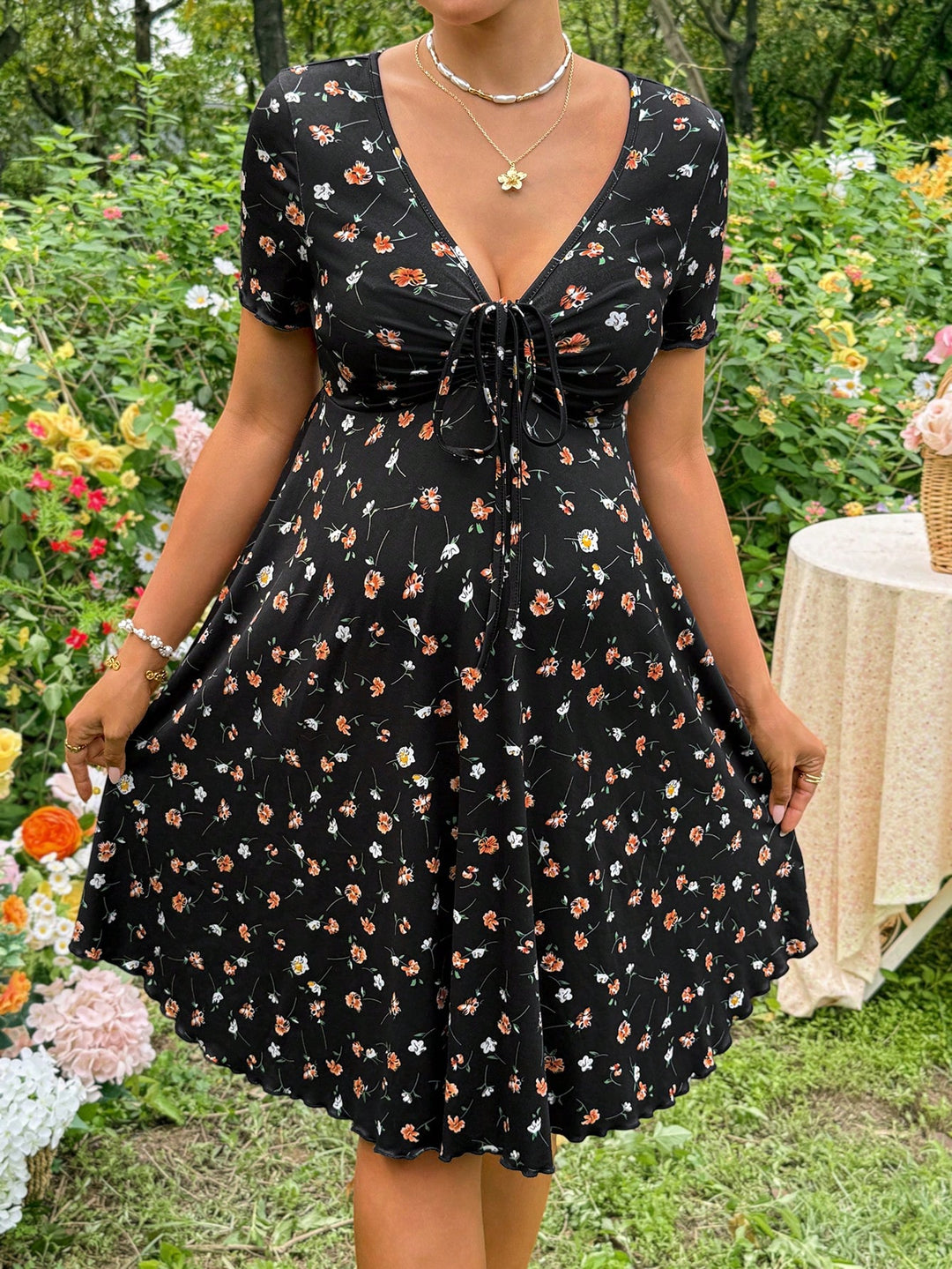 Rochie SHEIN, mix culori