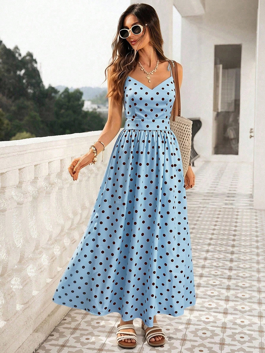 Rochie midi SHEIN, albastru
