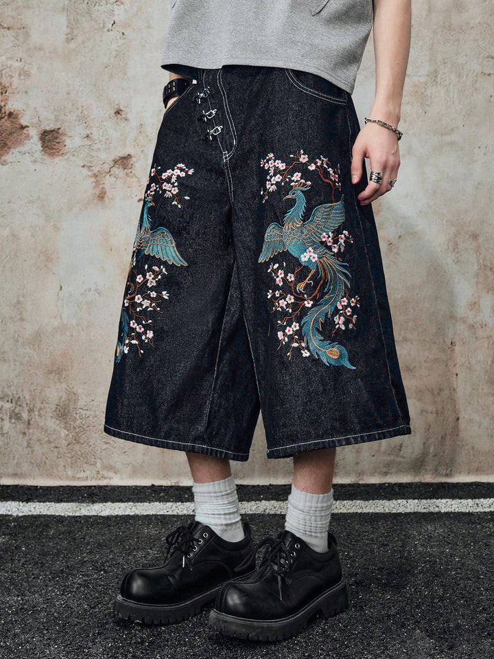 Pantaloni scurți SHEIN, albastru