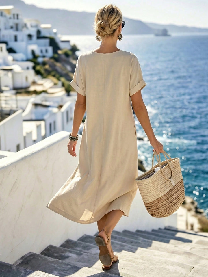 Rochie maxi SHEIN, kaki