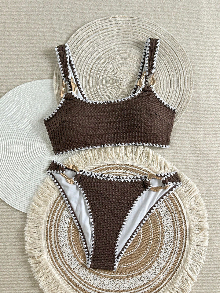 Set bikini SHEIN, maro