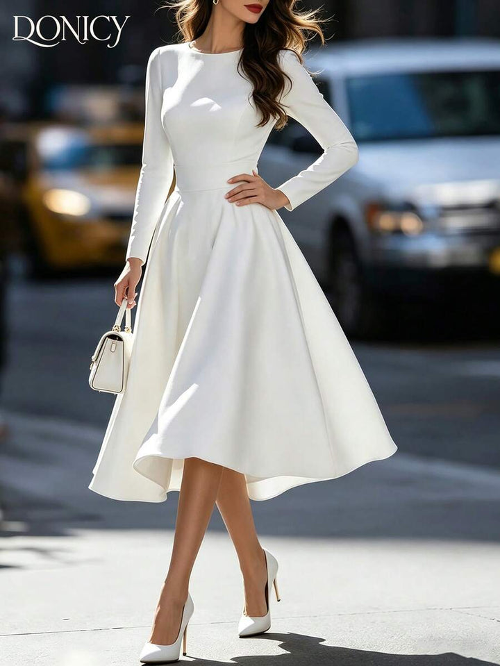 Rochie midi SHEIN, alb