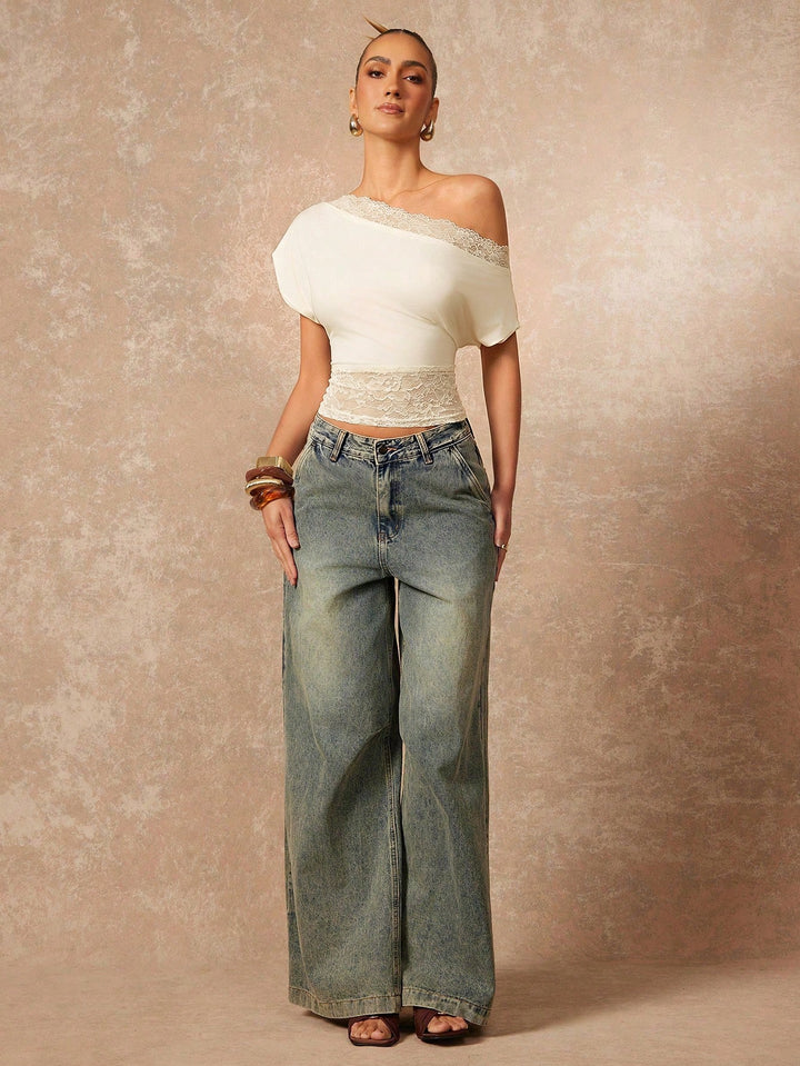 Top SHEIN, bej