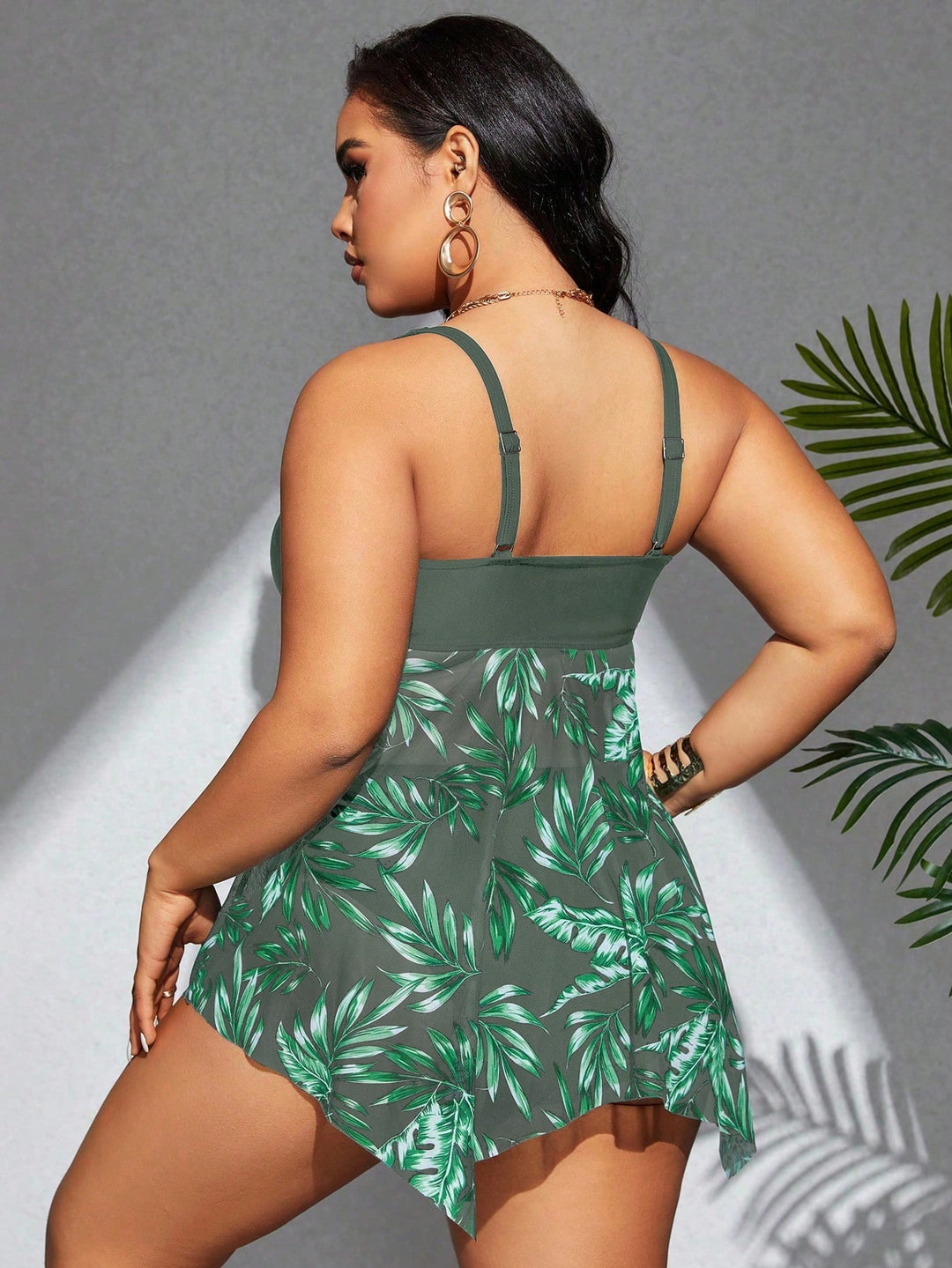 Costum de baie SHEIN, mix culori