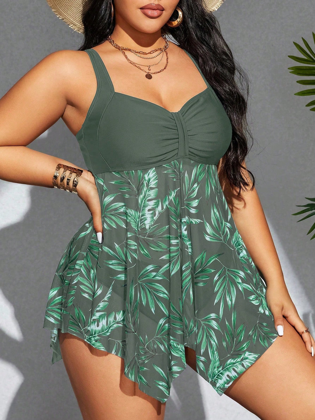 Costum de baie SHEIN, mix culori