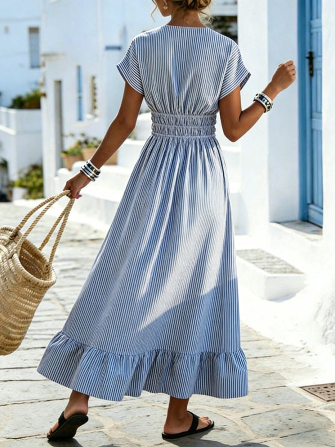 Rochie maxi SHEIN, albastru
