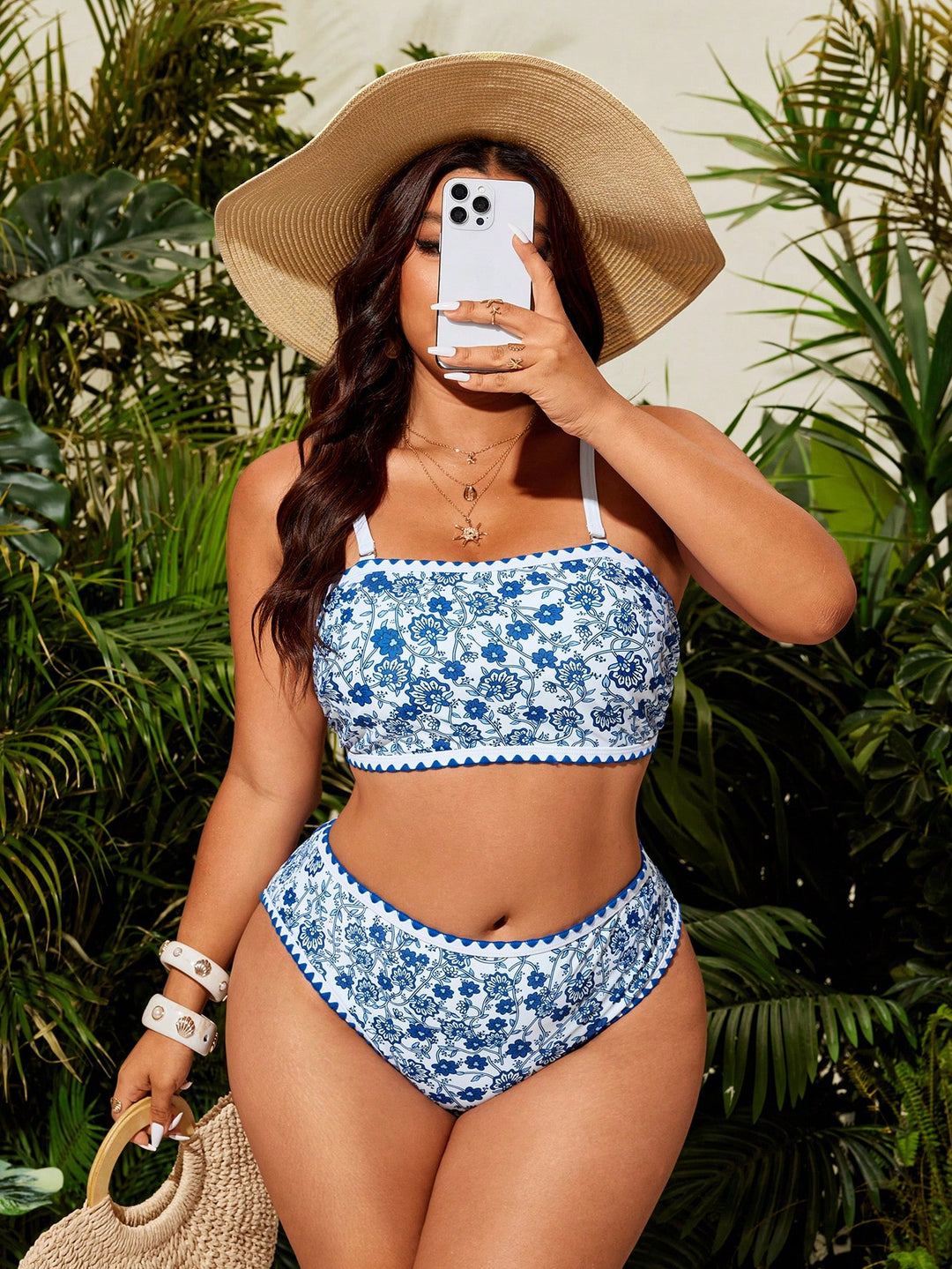 Set bikini de baie SHEIN, mix culori