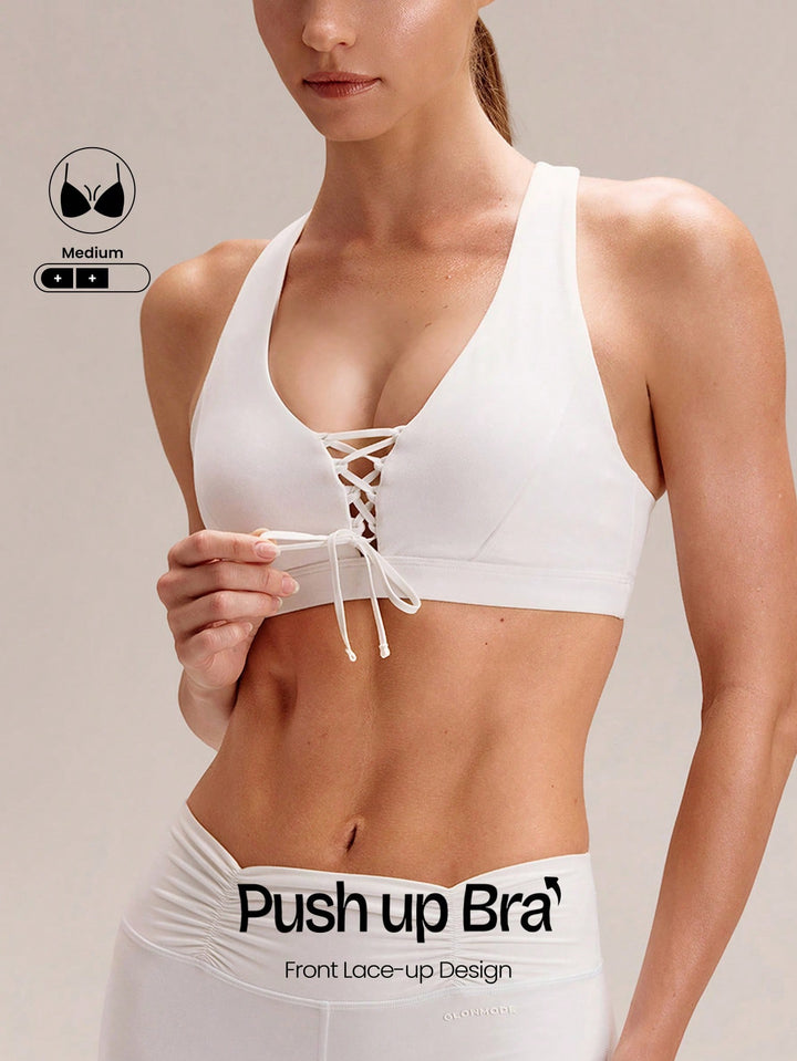 Bustieră sport SHEIN, alb