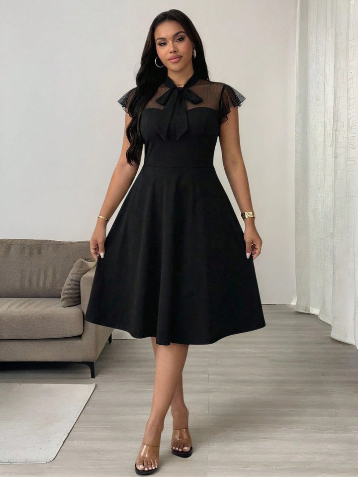 Rochie midi SHEIN, negru