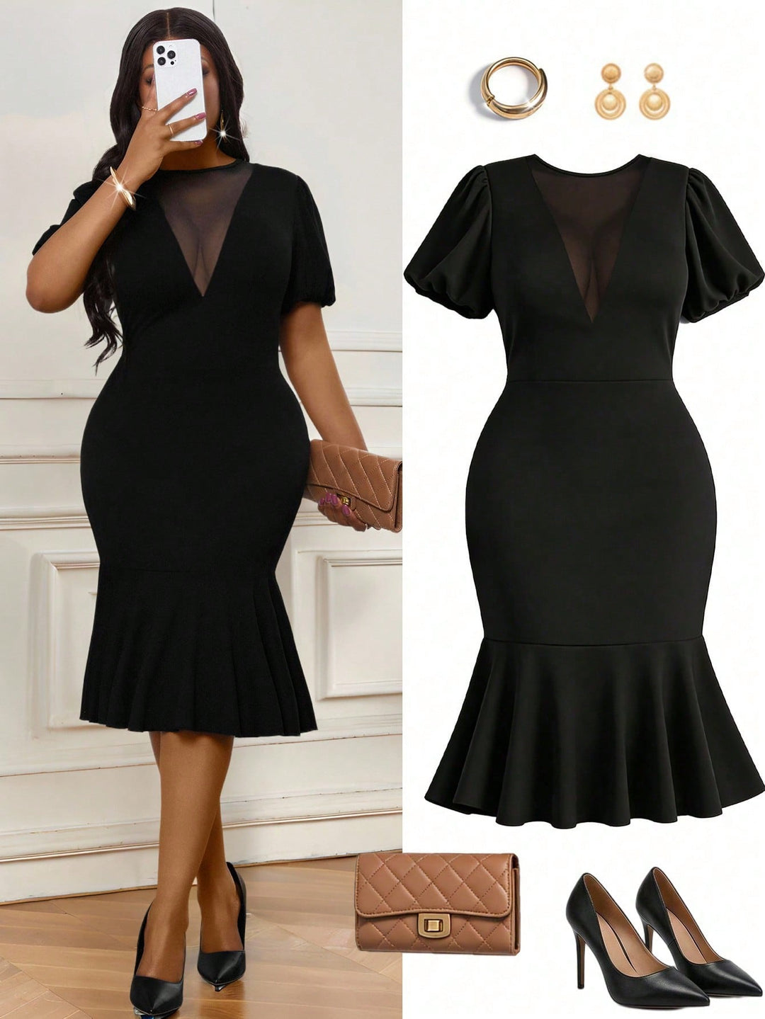 Rochie SHEIN, negru