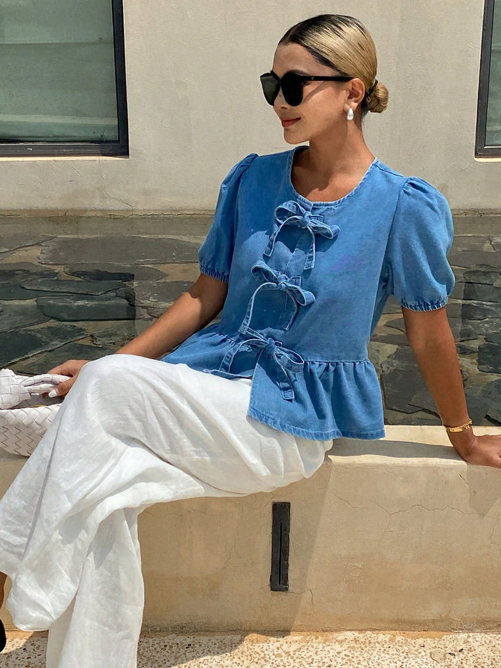 Top SHEIN, albastru
