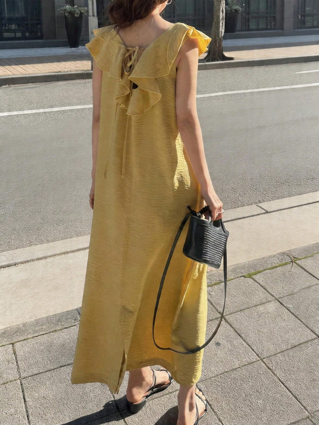 Rochie maxi SHEIN, galben