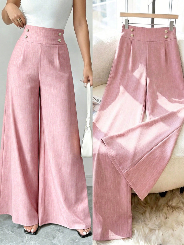 Pantaloni SHEIN, roz