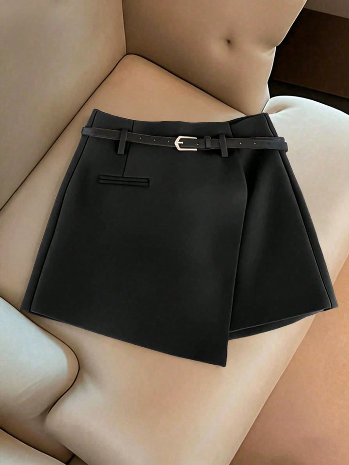 Fustă pantalon SHEIN, negru