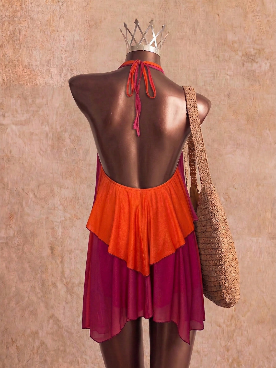 Rochie mini SHEIN, portocaliu