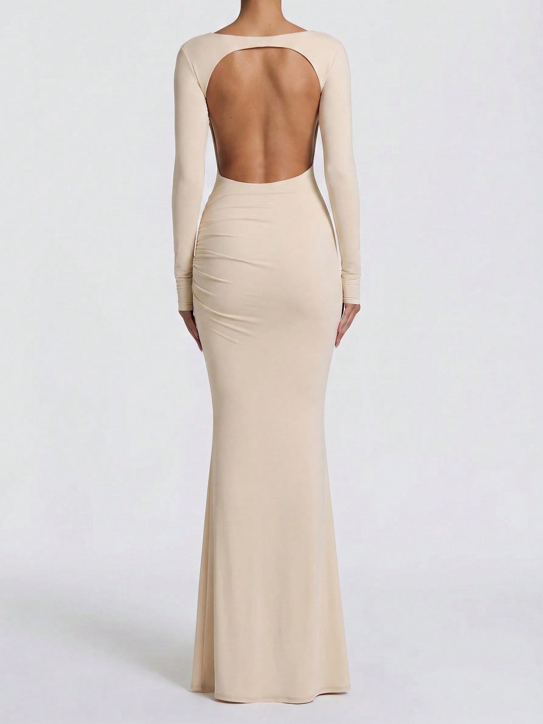 Rochie maxi SHEIN, crem