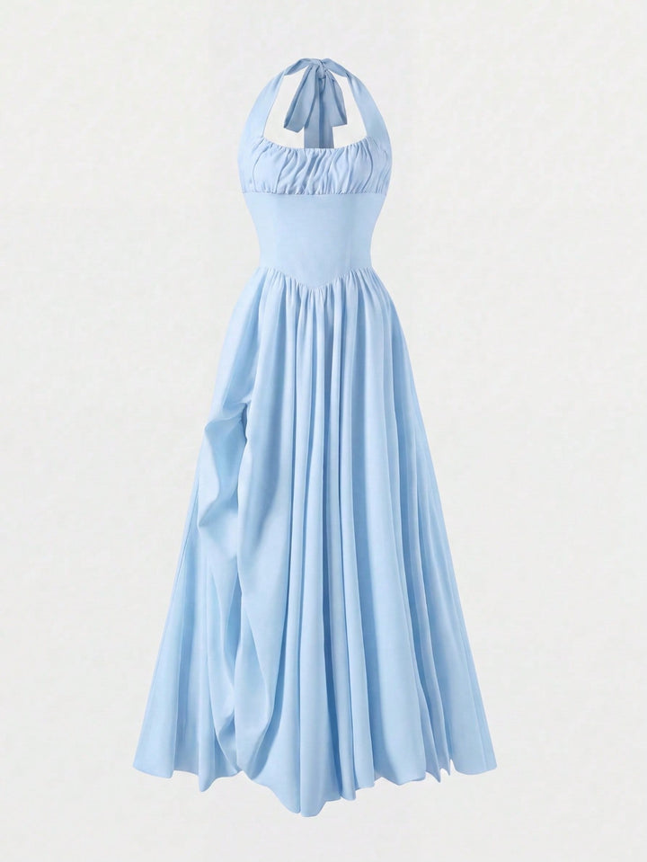 Rochie maxi SHEIN, albastru