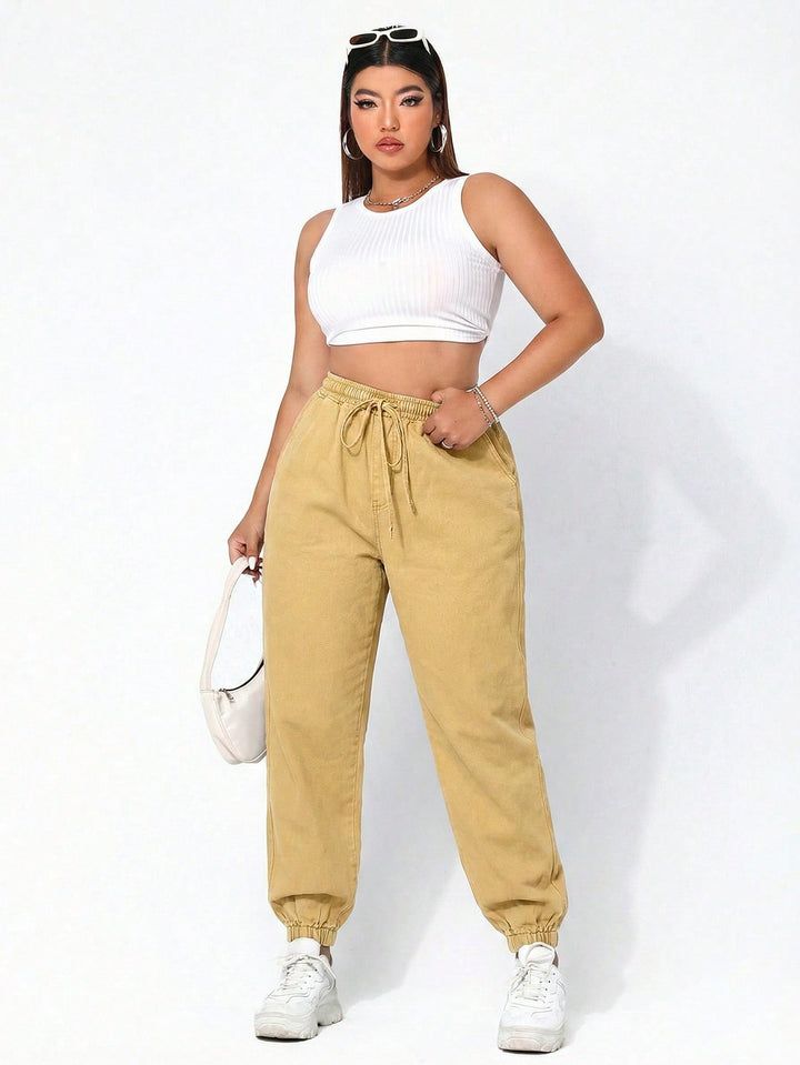 Jeans SHEIN, kaki