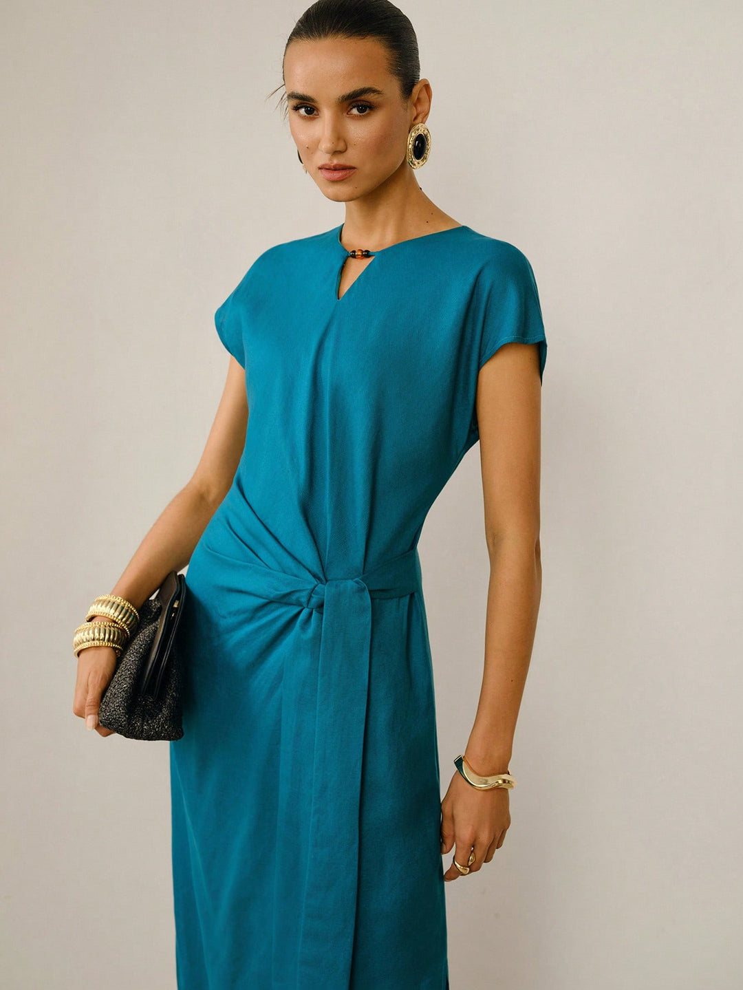 Rochie maxi SHEIN, verde