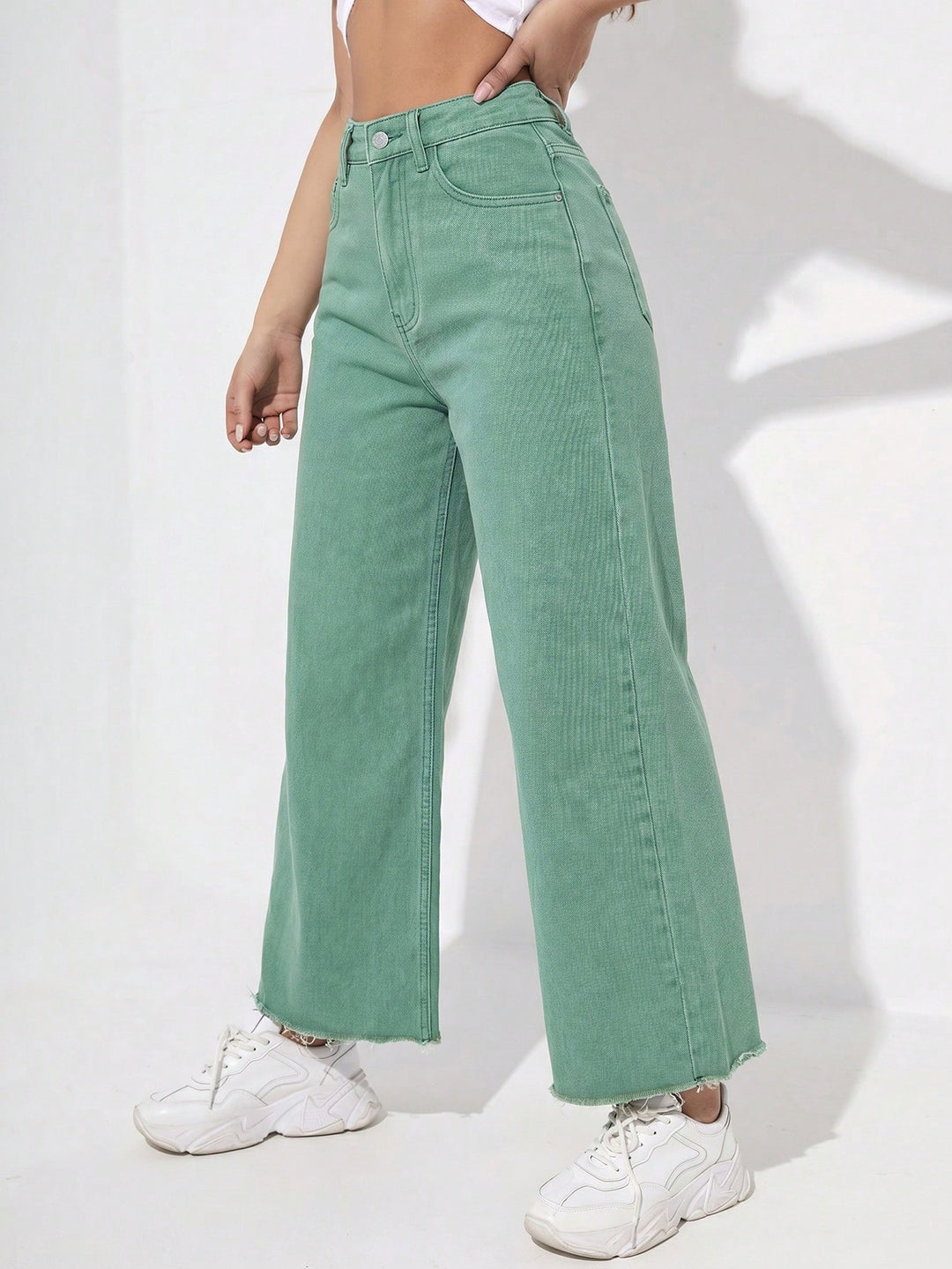 Jeans SHEIN, verde