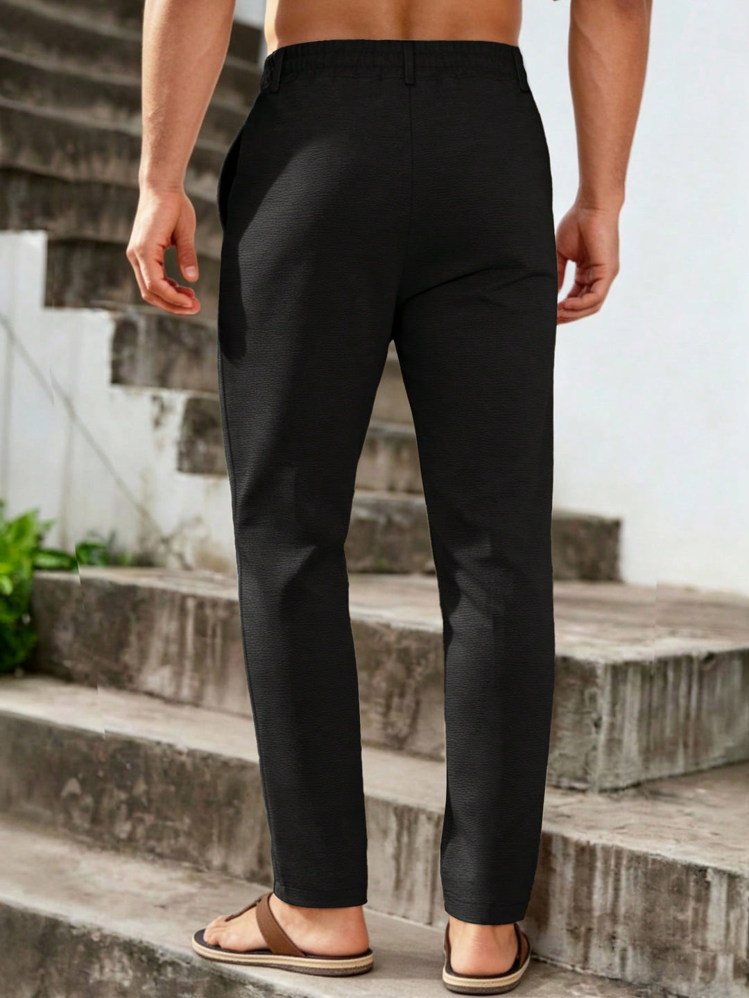 Pantalon SHEIN, negru