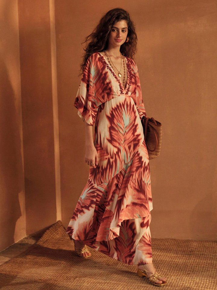Rochie maxi SHEIN, mix culori