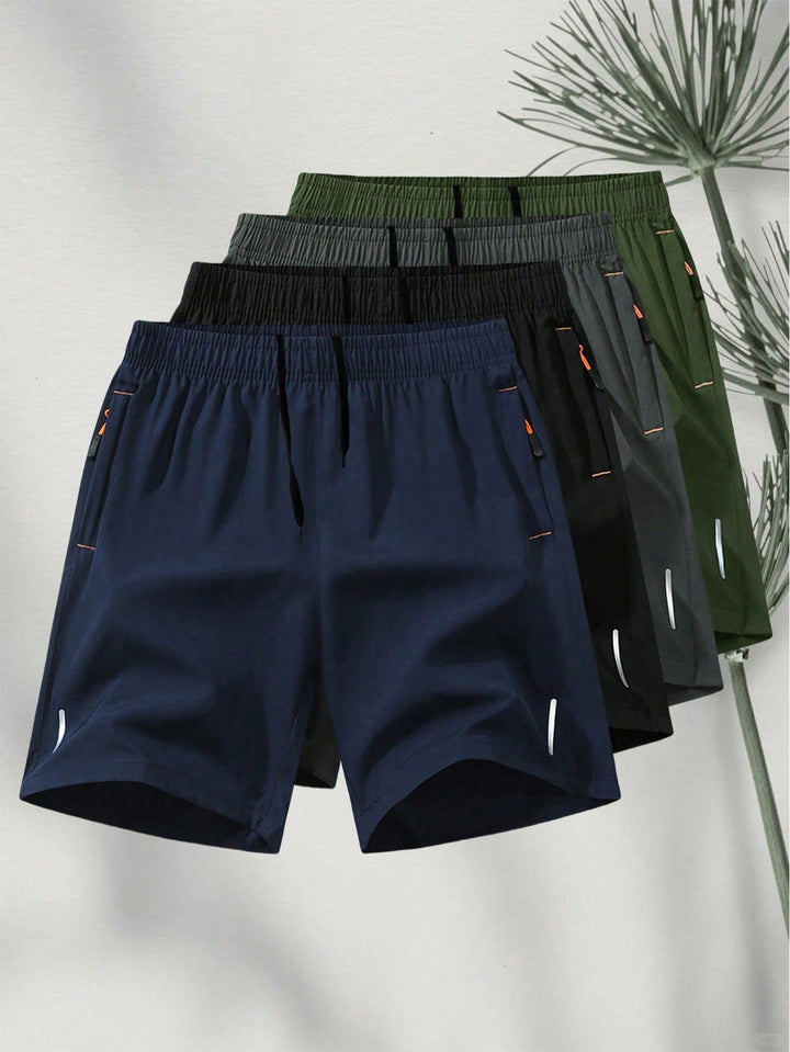 Pantaloni scurți SHEIN, auriu