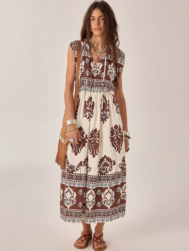 Rochie maxi SHEIN, mix culori