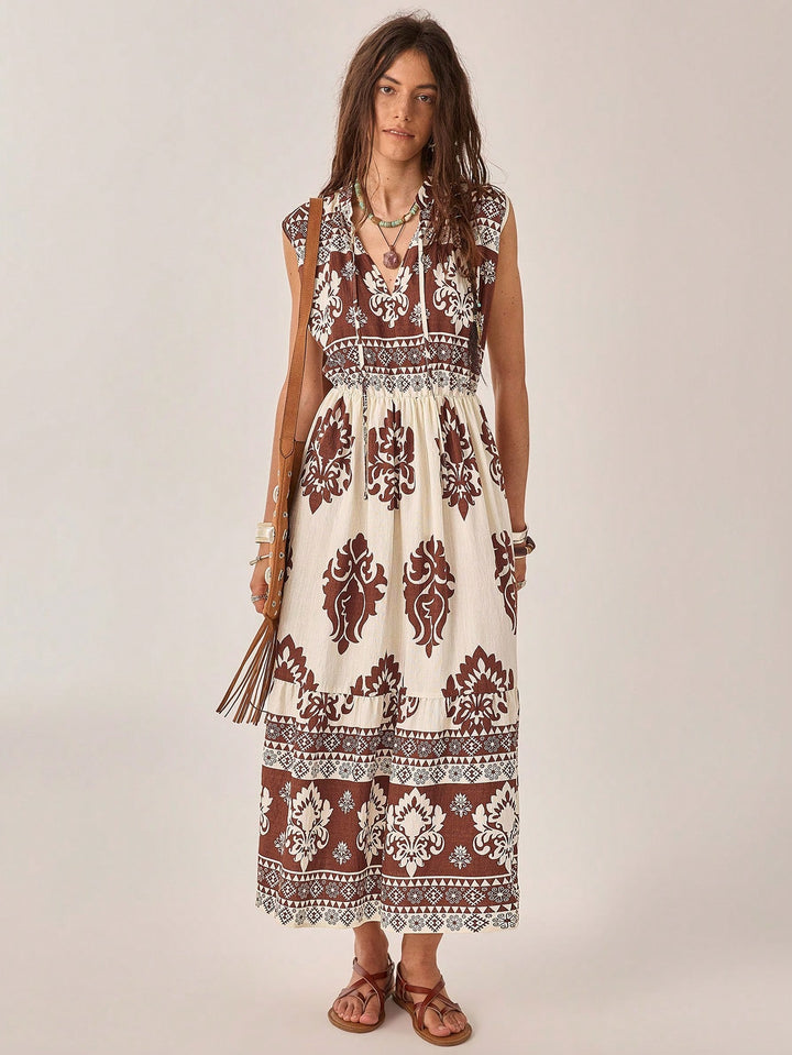 Rochie maxi SHEIN, mix culori