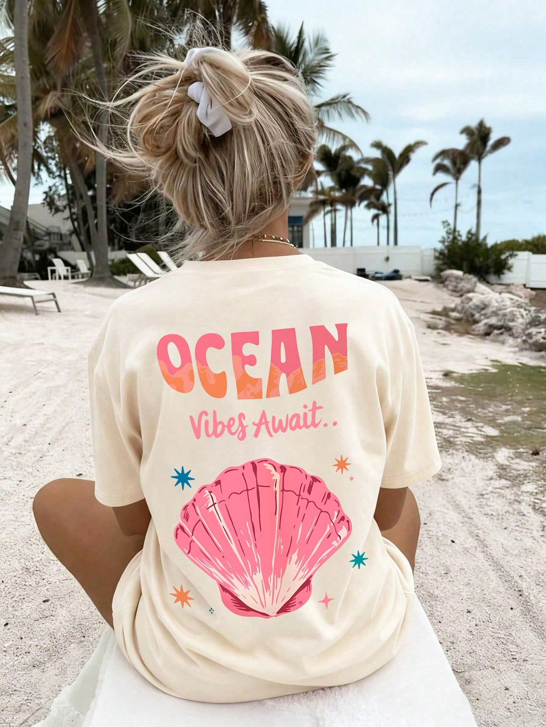Tricou SHEIN, portocaliu