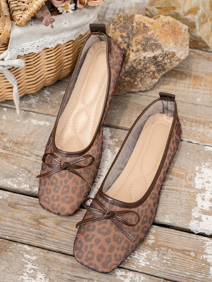 Balerini SHEIN, animal print