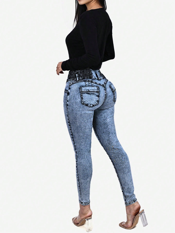 Jeans SHEIN, albastru