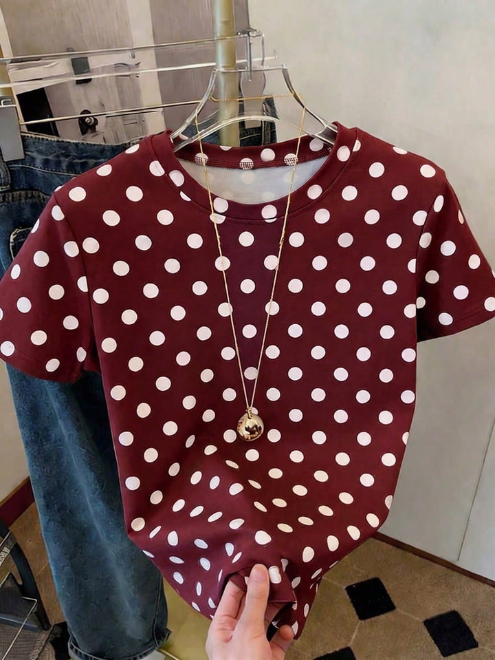 Tricou SHEIN, vișiniu