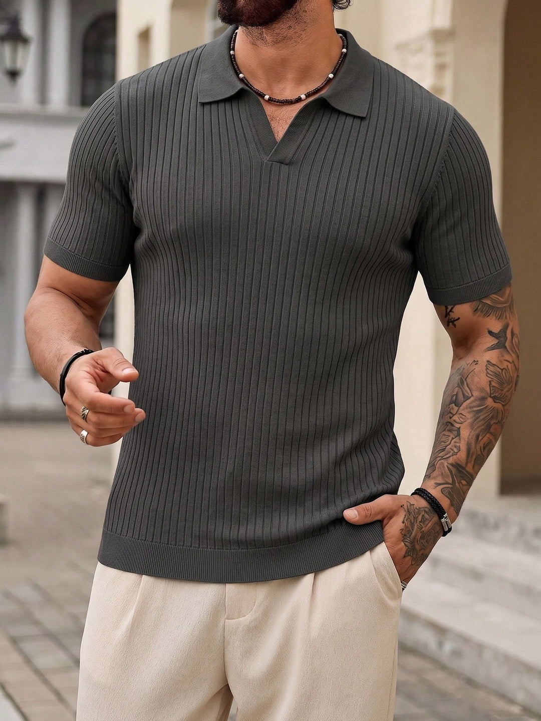 Tricou SHEIN, gri