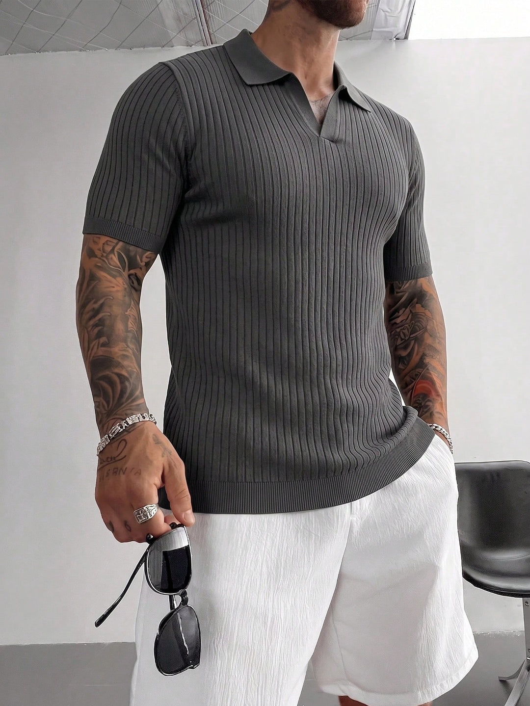 Tricou SHEIN, gri