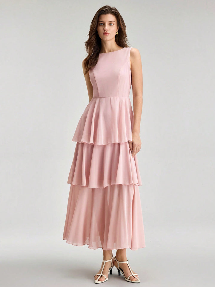 Rochie maxi SHEIN, roz