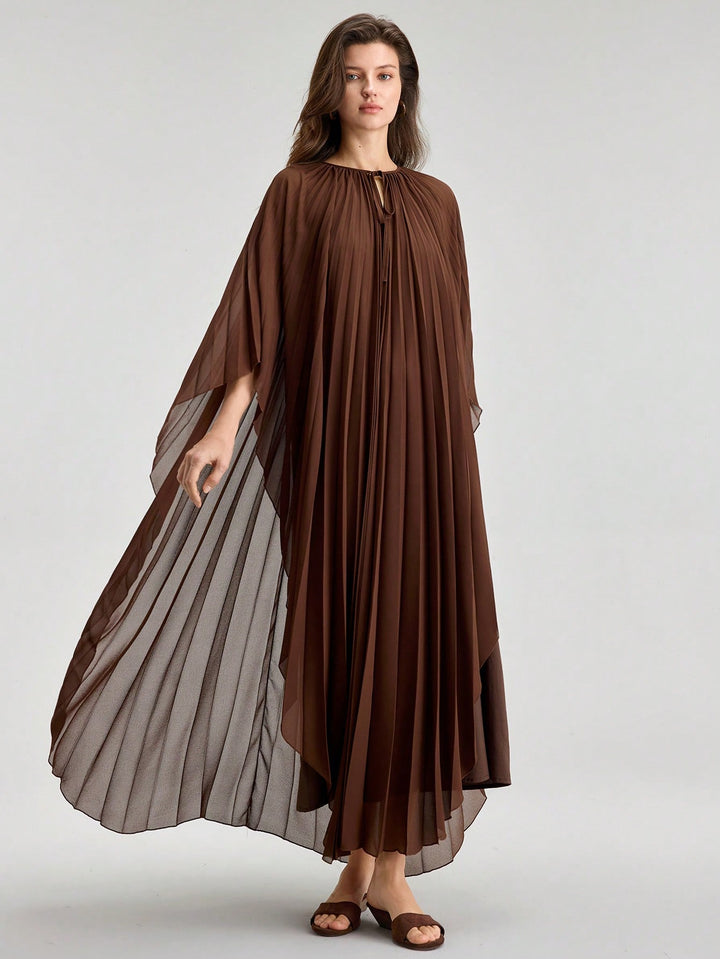 Rochie maxi SHEIN, maro
