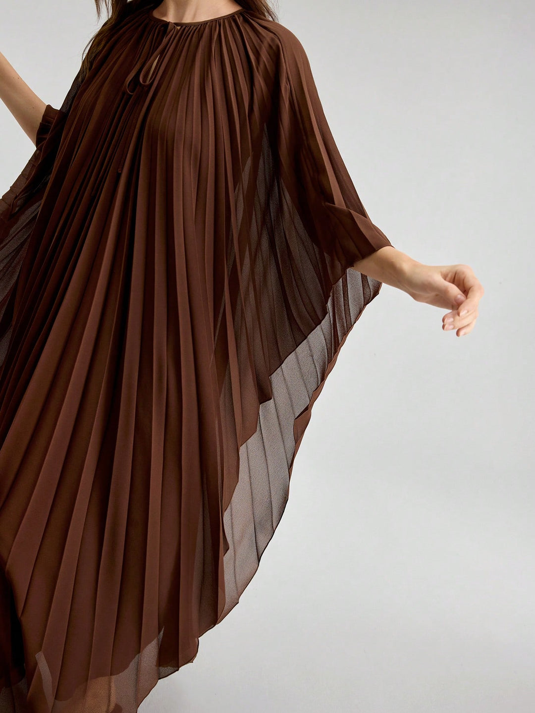 Rochie maxi SHEIN, maro